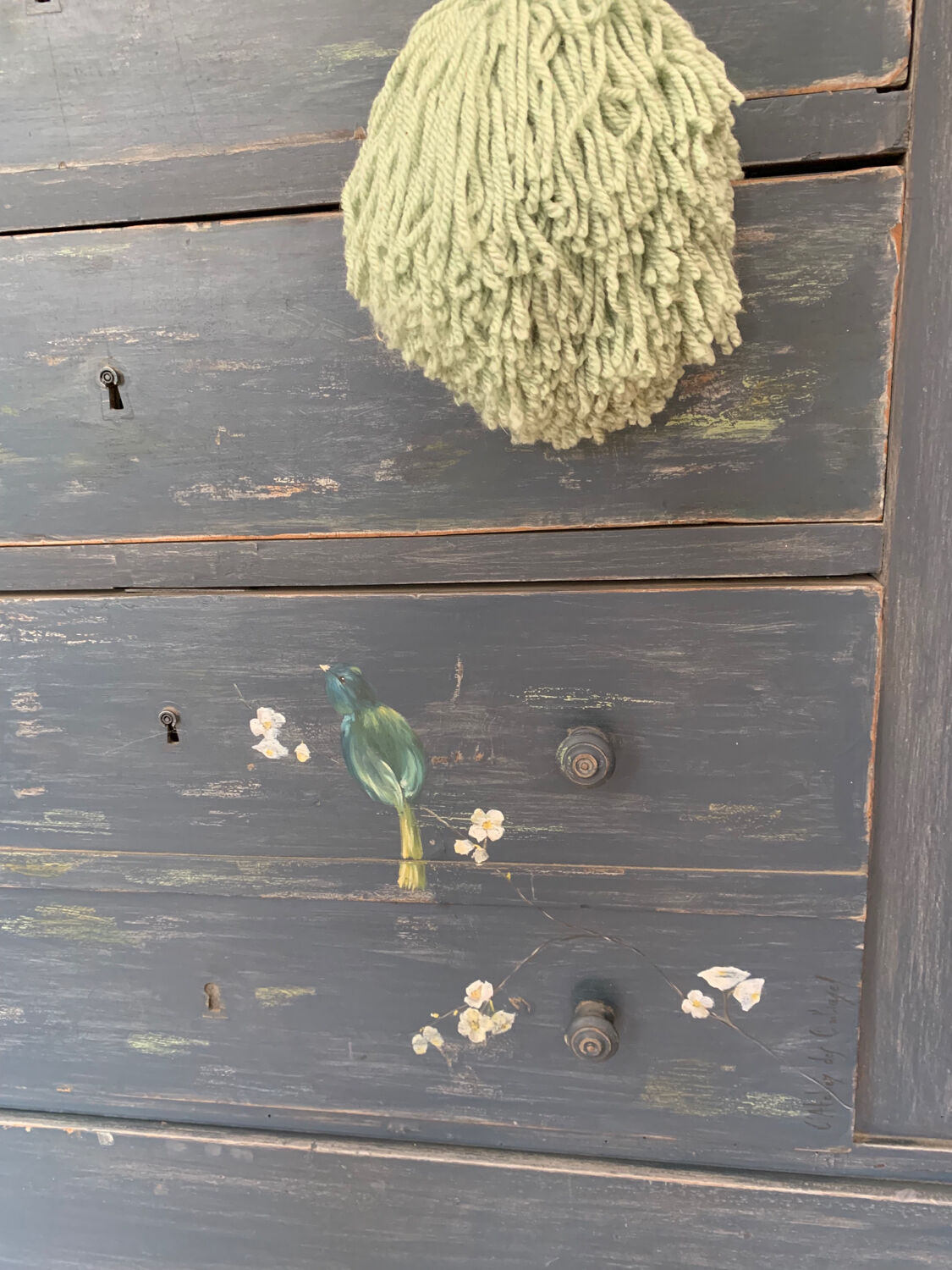 High chest of drawers