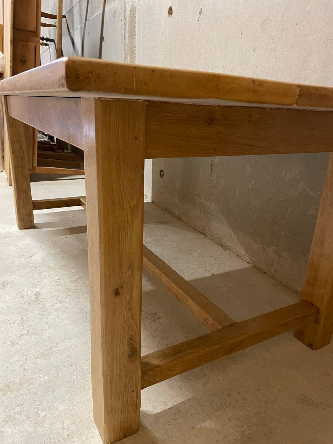 Grande table de ferme bois massif