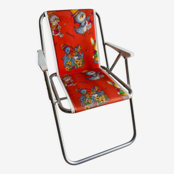 Vintage children's camping chair