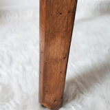 Antique solid wood stool, antique French