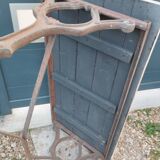 Antique bistro table with wooden top