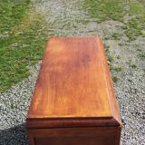 Vintage 3-drawer golden oak chest of drawers from the 50s