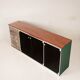 Guido Faleschini Astro Marble and Leather Sideboard for i4 Mariani 1979