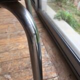 Canary bright yellow formica tabouret