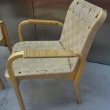 Pair of chairs model 45 by Alvar Aalto, circa 1950