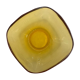 amber glass bowl from the 1970s