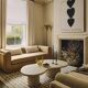 Customizable Handmade Sculptural Plaster Coffee Table, Organic shape, O150