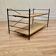 Modular shelf metal and wood scandinavian design 1960.