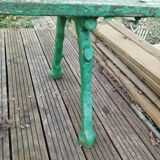 19th century cast iron public garden bench