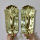 Mid Century Swedish Brass Sconces