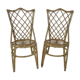 Vintage bamboo chairs