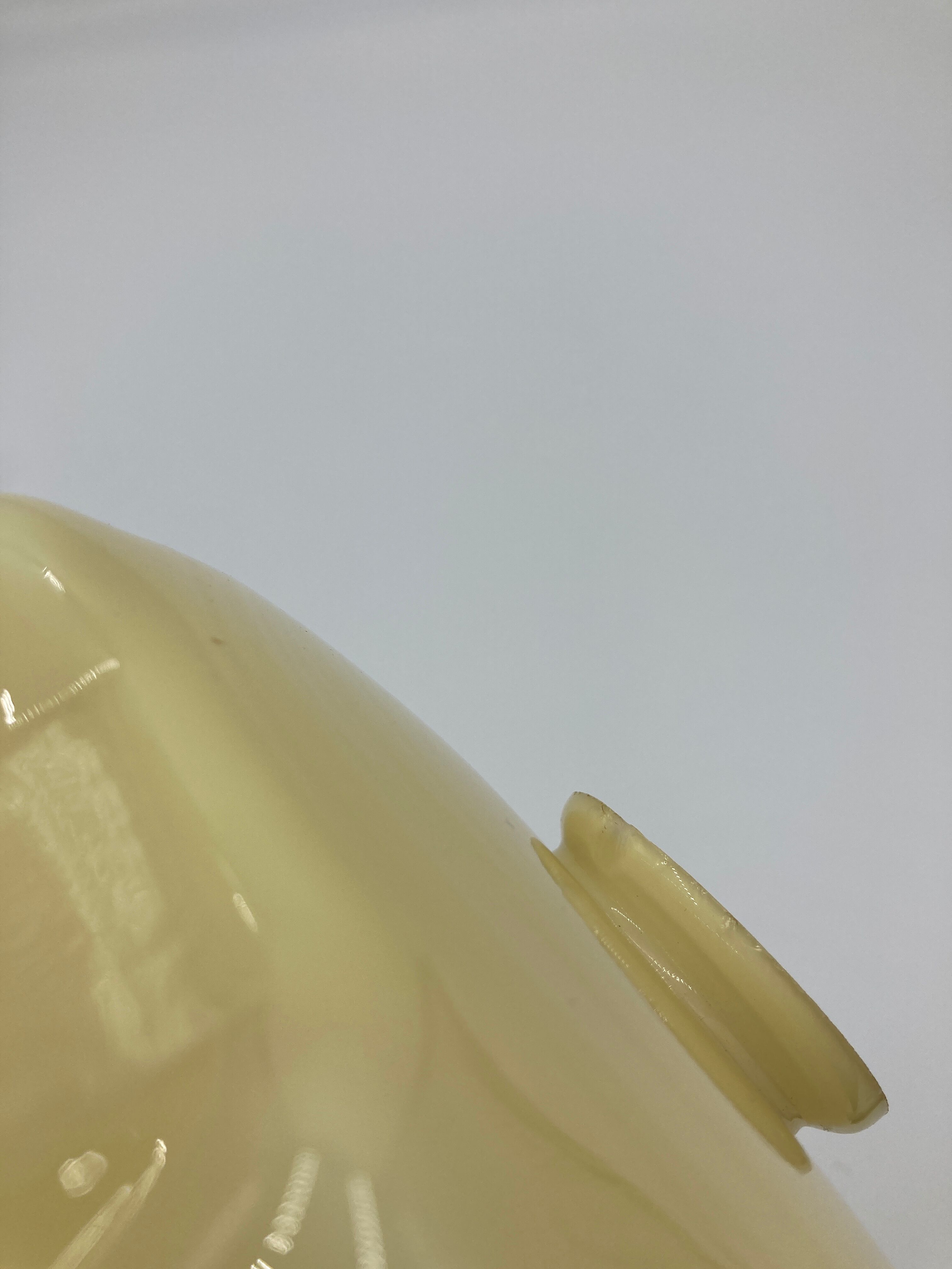 Yellow glass suspension