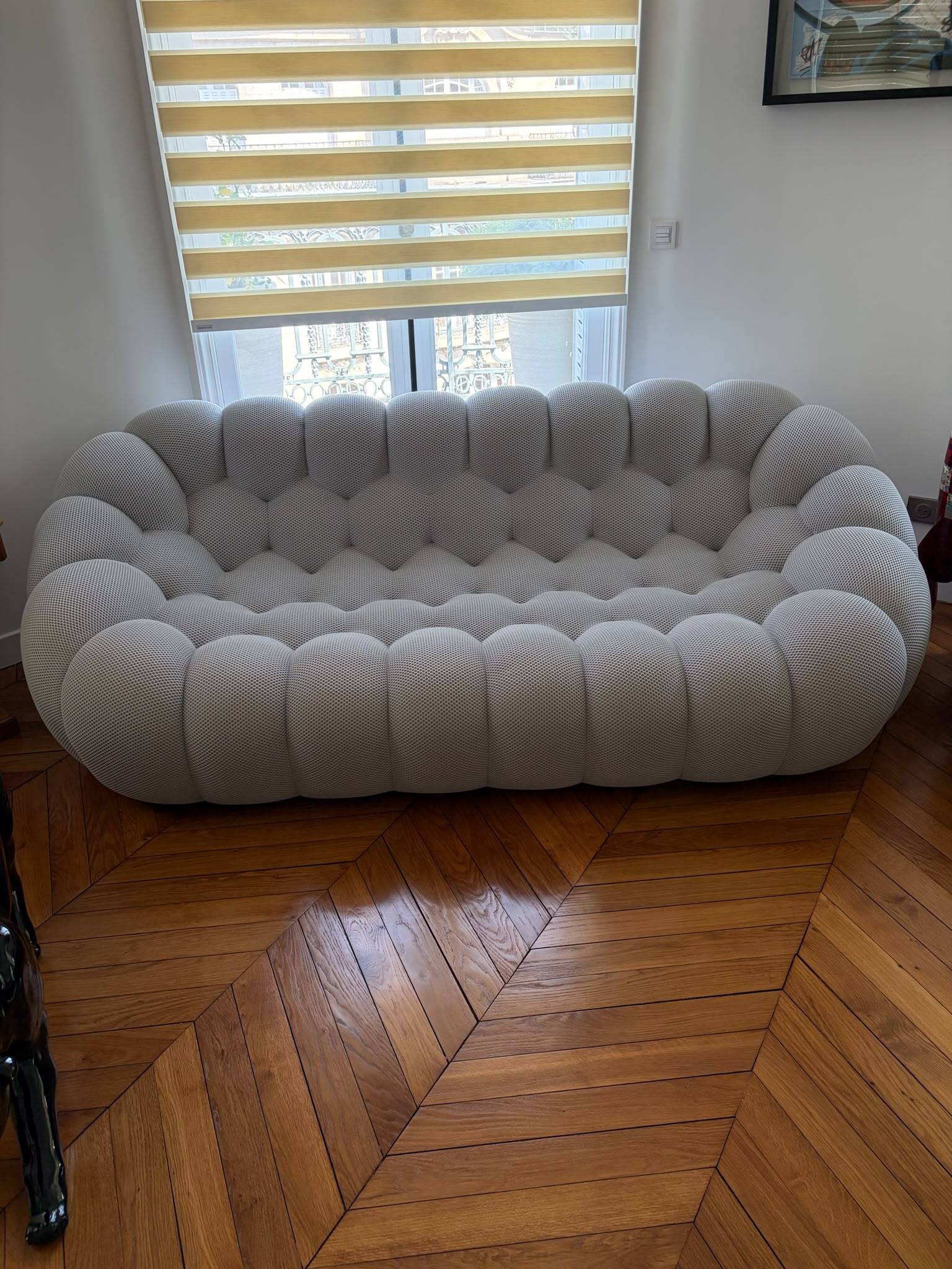 Bubble grey sofa rochebobois