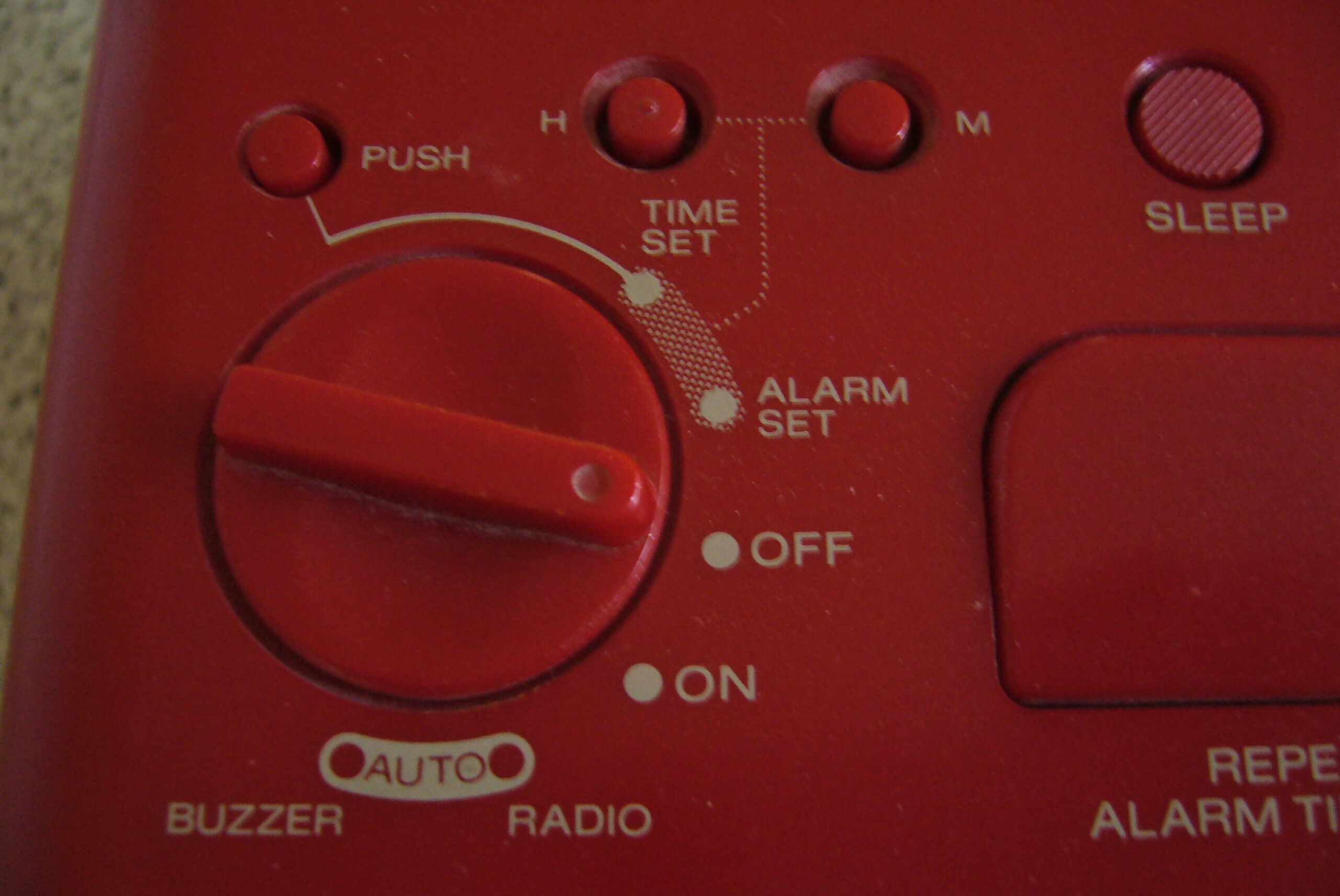 Radio réveil cube Sony