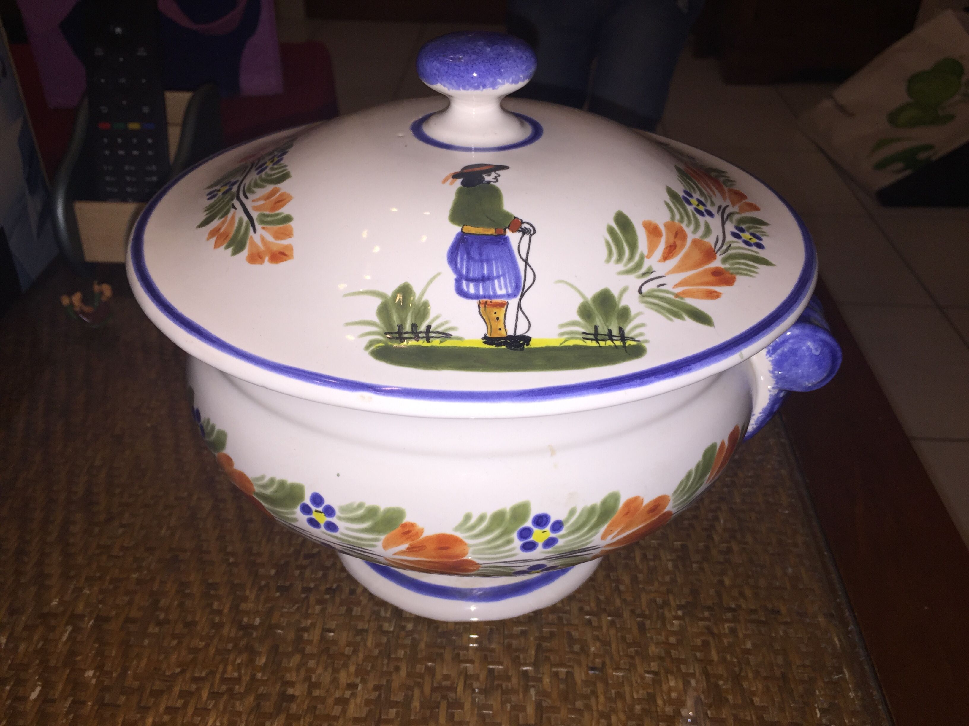 Vintage Henriot soup bowl