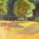 Oil on landscape canvas