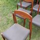 6 Scandinavian teak chairs