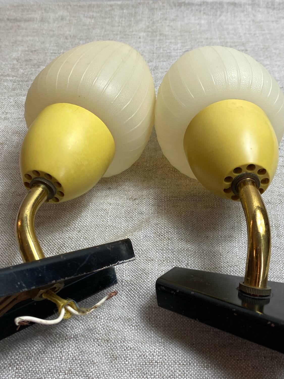 Paire d’appliques, années 60/70