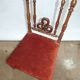 Pray-god wooden chair at assisi carpet in velvet 19th century
