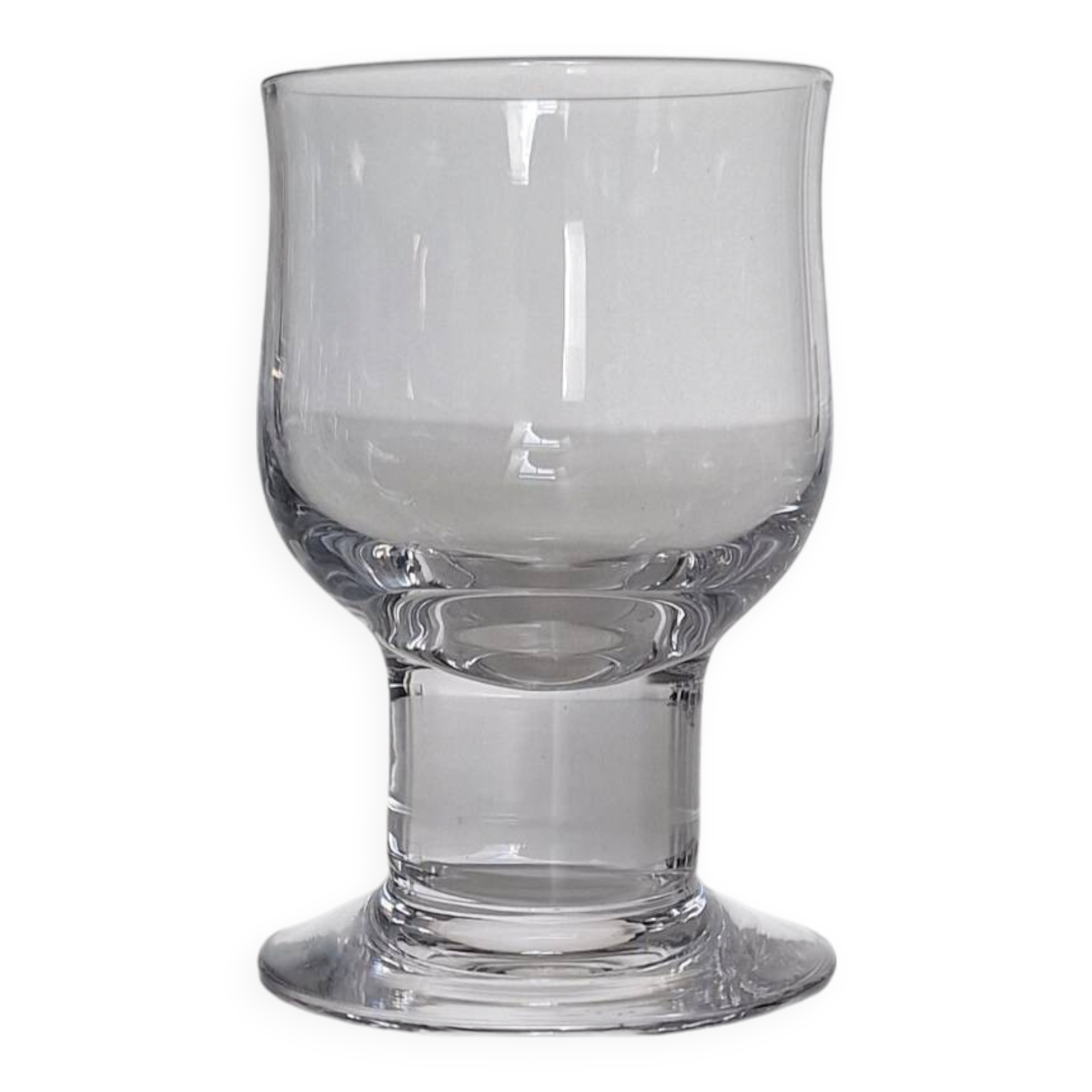 Thick vintage footed glasses