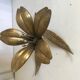 Brass flower ashtray