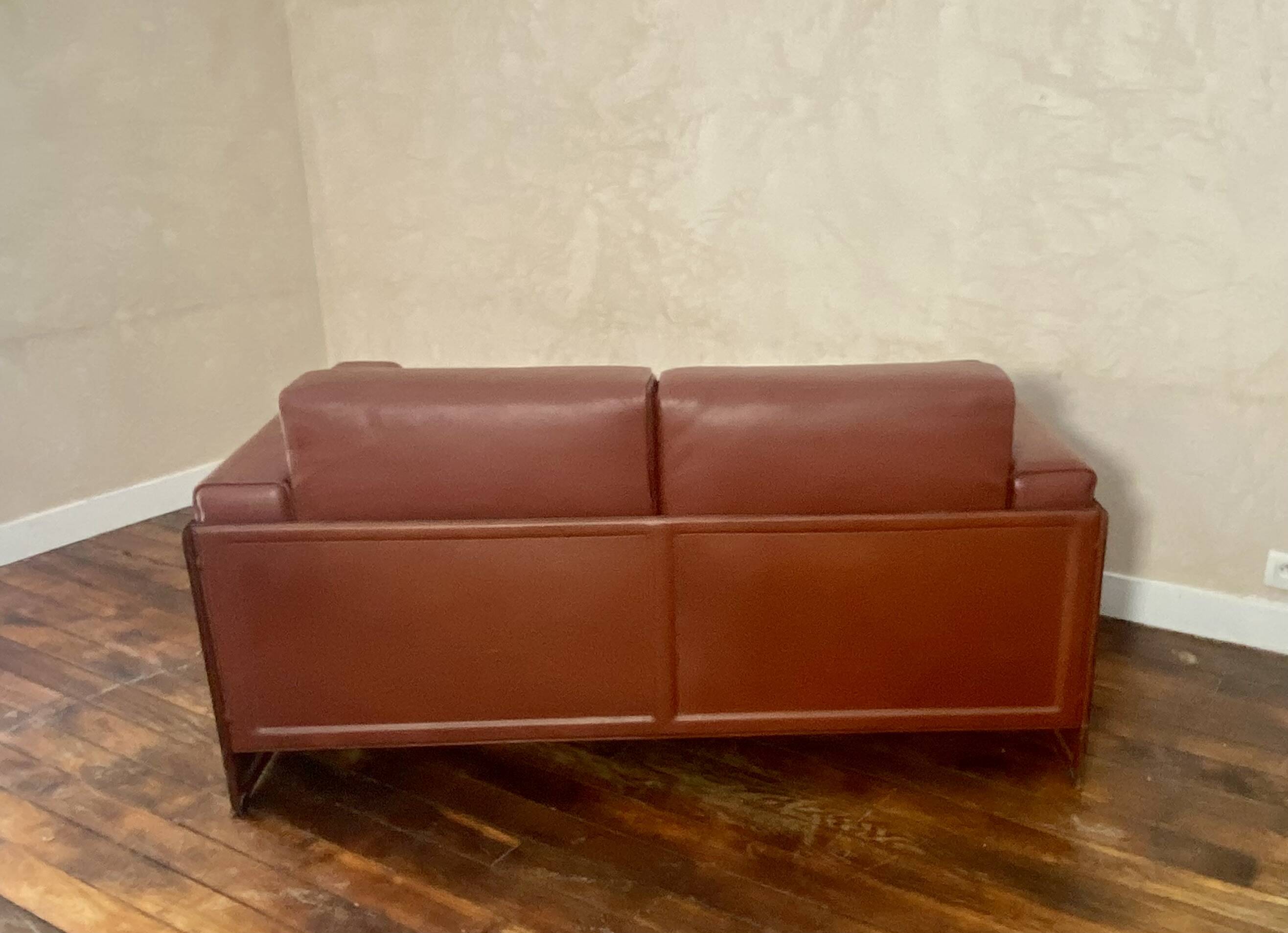 Korium km 3/1 2-seater sofa and armchair set by Tito Agnoli for Ma