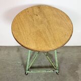 Green Industrial Workshop Stool, 1960s