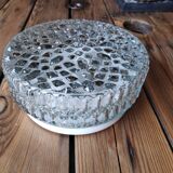Round glass ceiling light