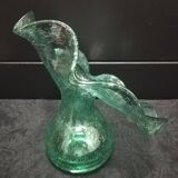 Bubble glass vase