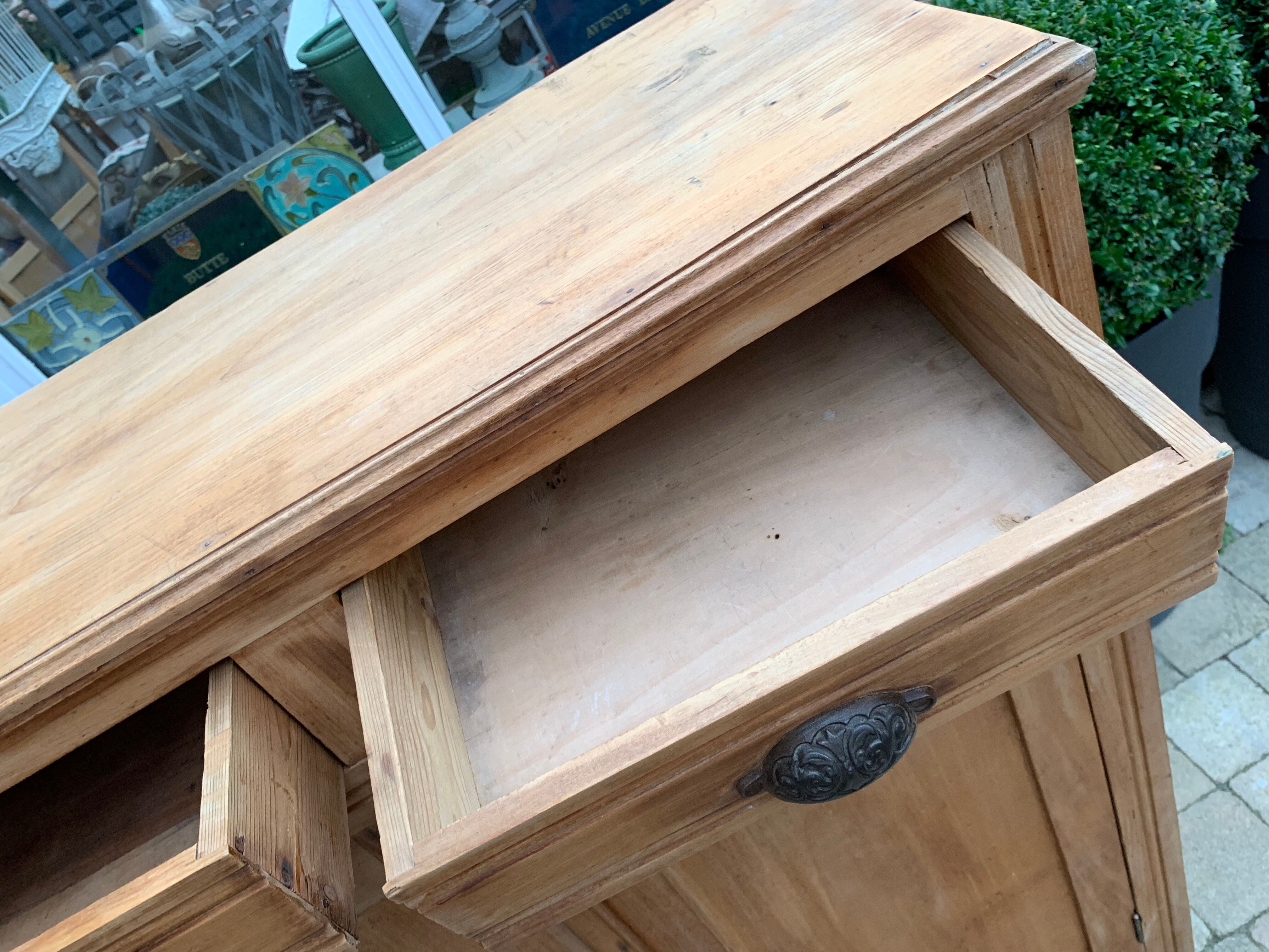 Parisian buffet raw wood