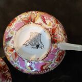 Hand-painted Gien cups