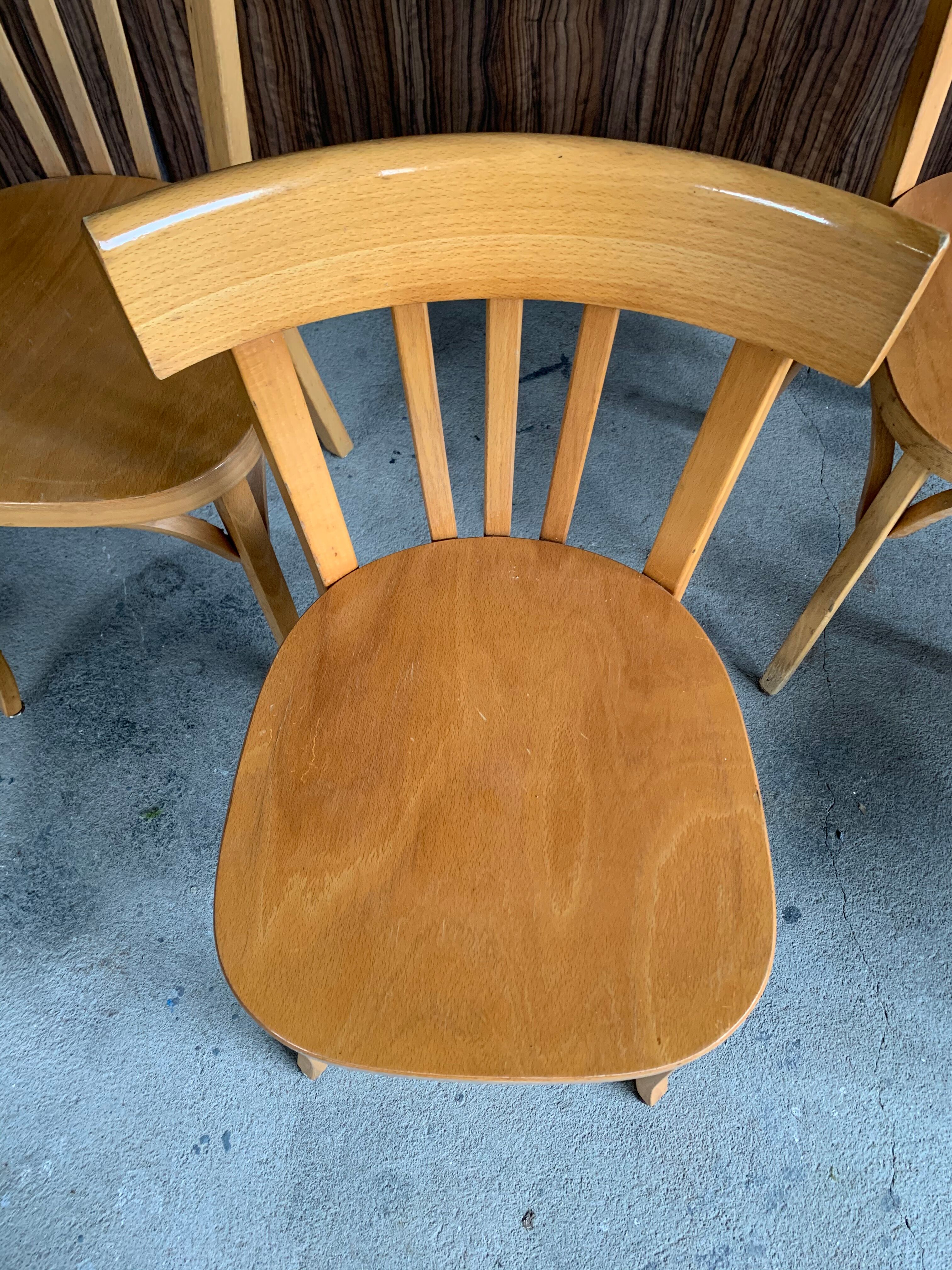 Lot of Baumann chairs