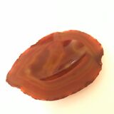 Empty brown agate stone pocket