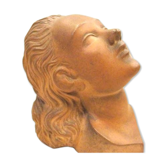 Terracotta bust