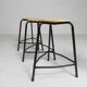 Industrial stackable stool, 59 cm high