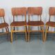 Ensemble de 4 chaises de salle à manger Ib Kofod Larsen des années 1960 en finition teck, Danemark