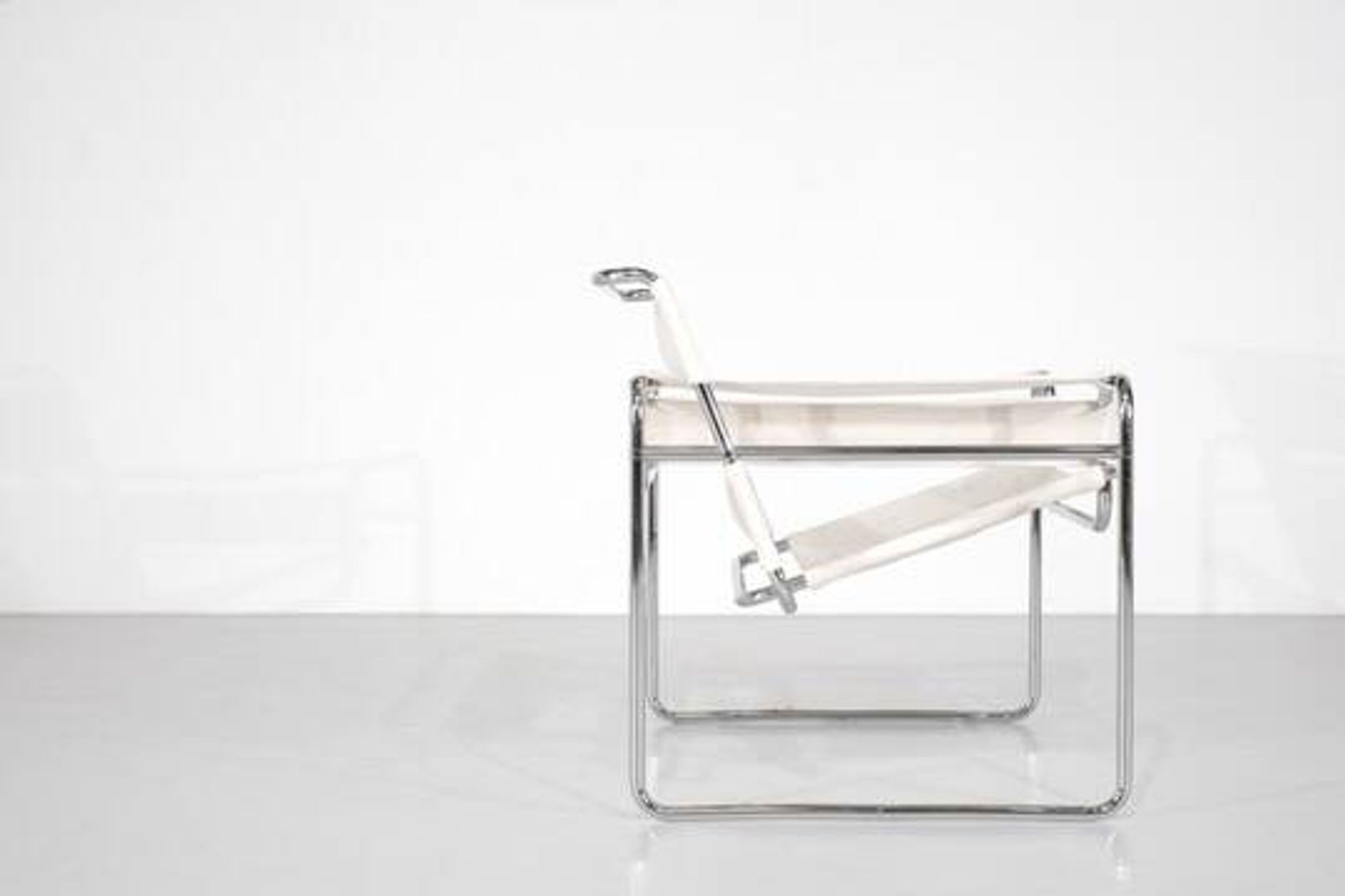"B3 Wassily" armchair in fabric by Marcel Breuer for Bononia, Italy