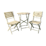 "Bistro Paris" folding set – Table + 2 chairs