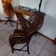 Old chair in chestnut tree