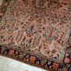Handmade antique Persian Sarouk rug 3.1' x 5.2' (94cm x 158cm) 1920s