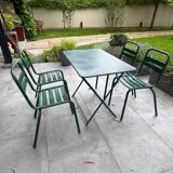Metal garden furniture
