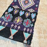 Vintage Boucherouite hallway rug