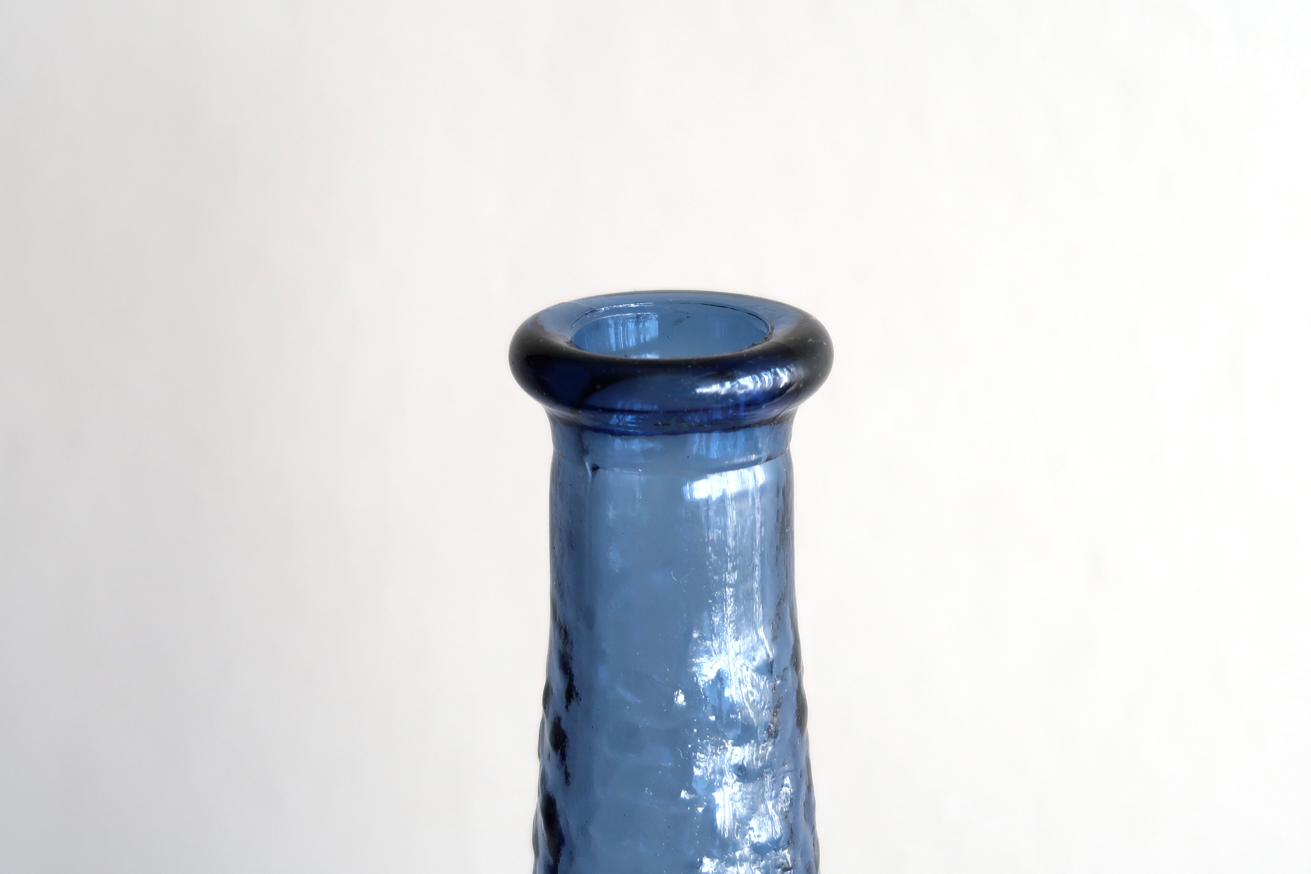 Purple Empoli glass bottle, 60s