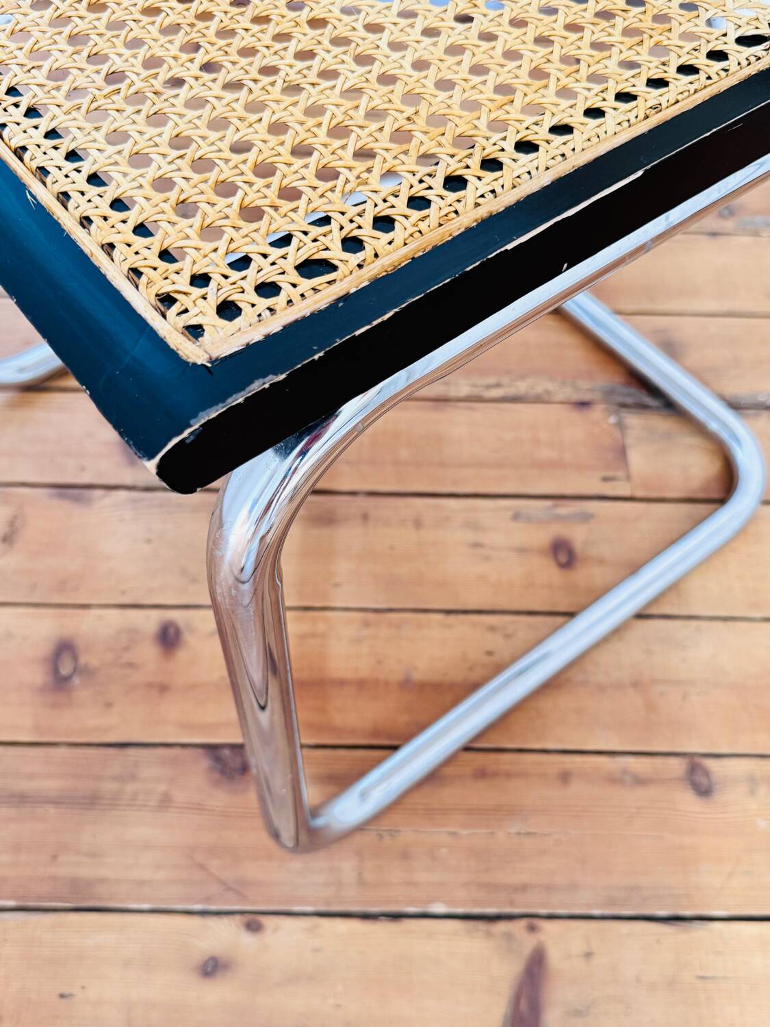 3 chaises Cesca Marcel Breuer B32