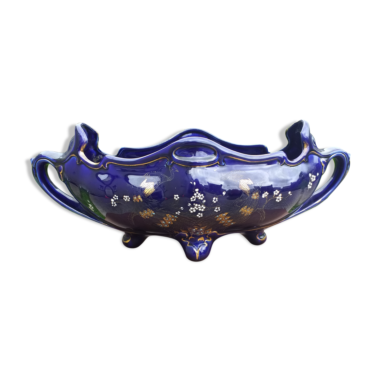 Sarreguemines earthenware garden 1900