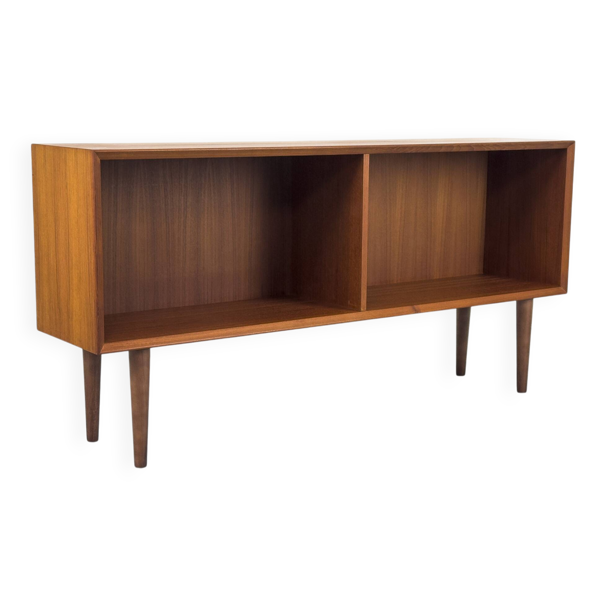 Low Teak Shelf from Brouer Furniture Factory, 1960s