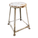 Industrial metal stool