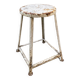 Industrial metal stool