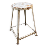 Industrial metal stool