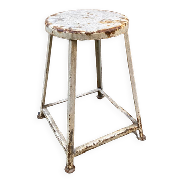 Tabouret industriel métallique